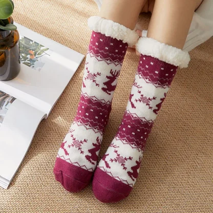 Cozy Christmas Gift Fuzzy Socks - Image 2