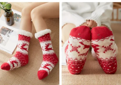 Cozy Christmas Gift Fuzzy Socks - Image 6