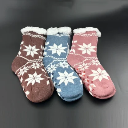 Winter Warm Fuzzy Slipper Socks - Image 3