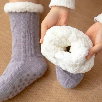 Thermal Fluffy Fuzzy Sock - Image 5