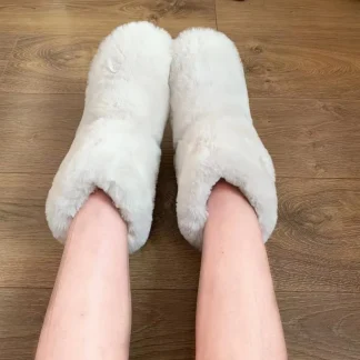 White Fuzzy Socks