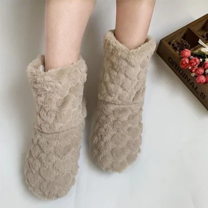 Cozy Heart Love Fuzzy Socks - Image 4