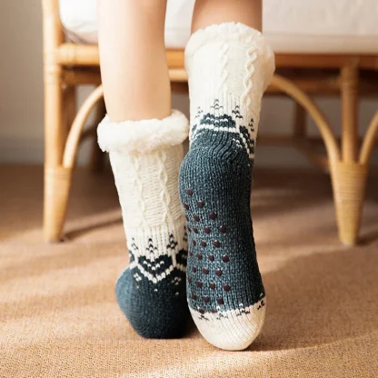 Cute Christmas Cozy Fuzzy Socks - Image 2