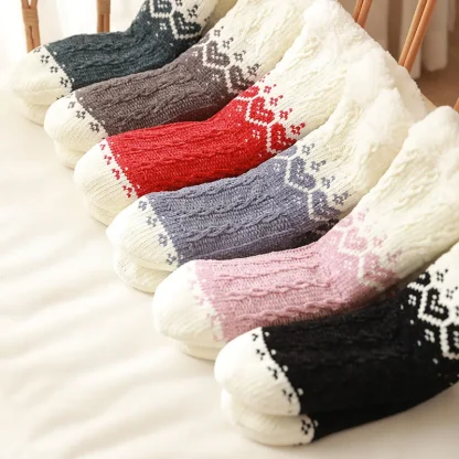 Cute Christmas Cozy Fuzzy Socks - Image 3