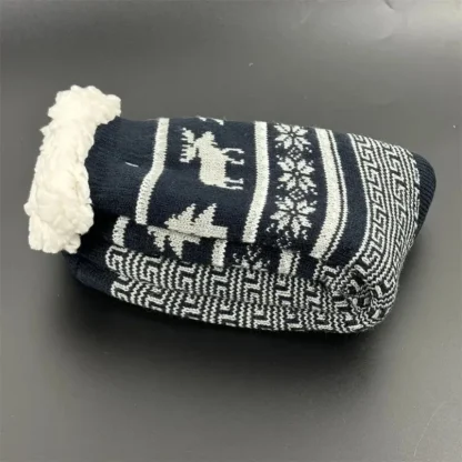 Snug Festive Fuzzy Socks - Image 3