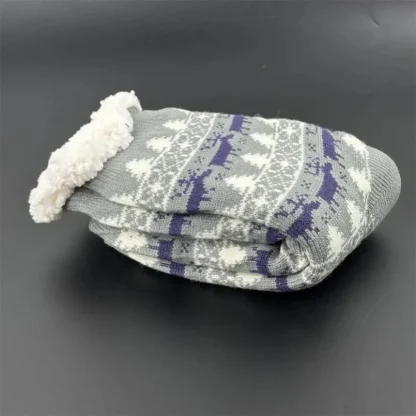 Snug Festive Fuzzy Socks - Image 5