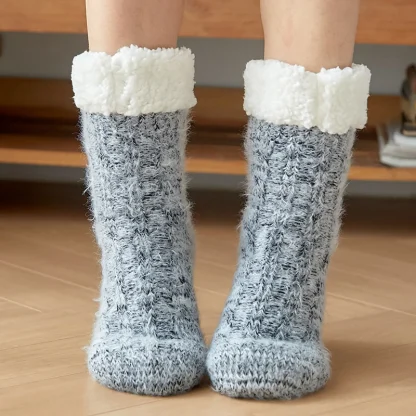 Cozy Dot Fuzzy Socks - Image 2