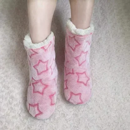 Starry Nights Cozy Fuzzy Socks