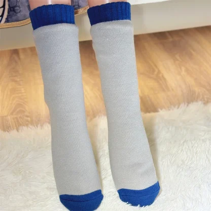 Plain Thick Cozy Fuzzy Socks - Image 3