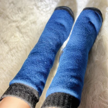 Plain Thick Cozy Fuzzy Socks - Image 5