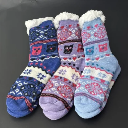 Christmas Style Cozy Fuzzy Socks