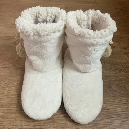 Plush Balls Cozy Fuzzy Boots Socks - Image 4