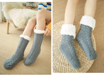Plush Bedroom Cozy Fuzzy Socks - Image 3