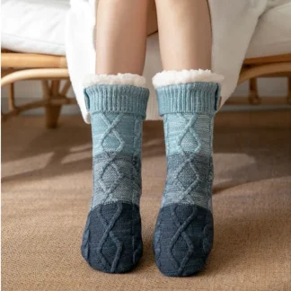 Relaxing Fuzzy Slipper Socks