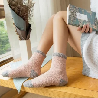 Thick Cozy Fuzzy Short Socks