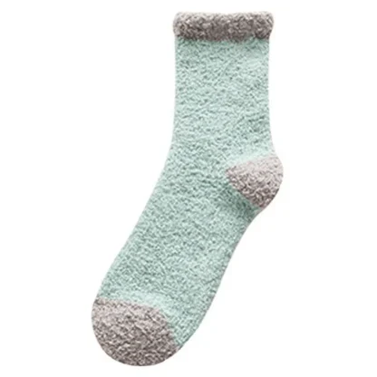 Thick Cozy Fuzzy Short Socks - Image 5