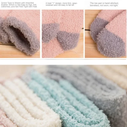 Thick Cozy Fuzzy Short Socks - Image 6
