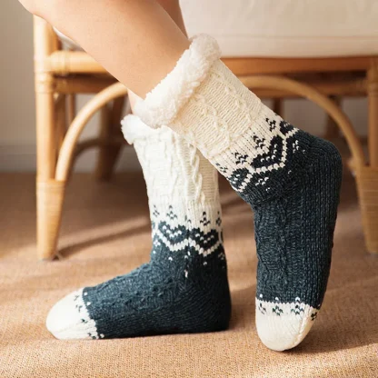 Cute Christmas Cozy Fuzzy Socks - Image 5