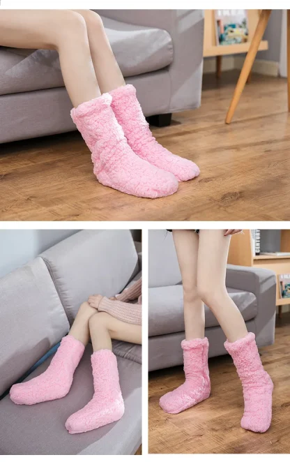 Thermal Cozy Fuzzy Thick Socks - Image 3