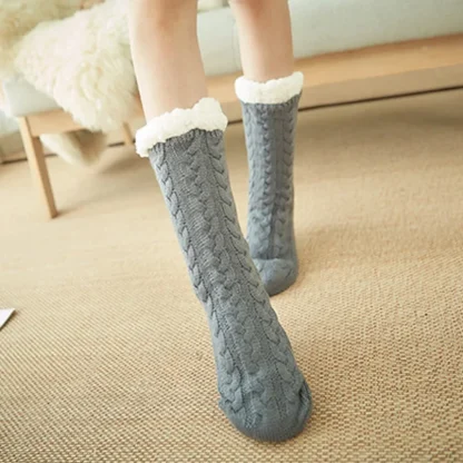 Winter Warm Cozy Fuzzy Socks - Image 2