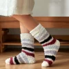Striped Cozy Fuzzy Thick Socks - Image 4