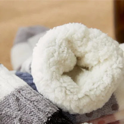 Warm Striped Cozy Fuzzy Socks - Image 6
