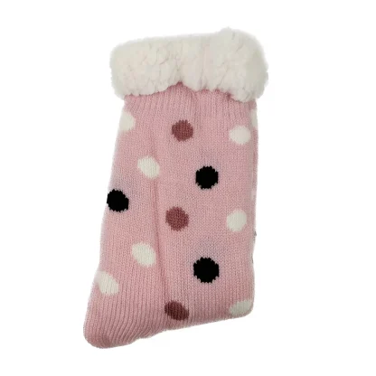 Polka Dots Cozy Fuzzy Socks - Image 2