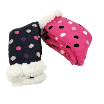 Polka Dots Cozy Fuzzy Socks - Image 5