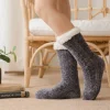 Knitted Cozy Fuzzy Socks - Image 4