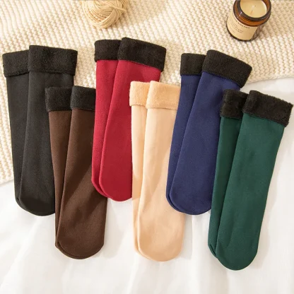 Cozy Fuzzy Thermal Socks - Image 5