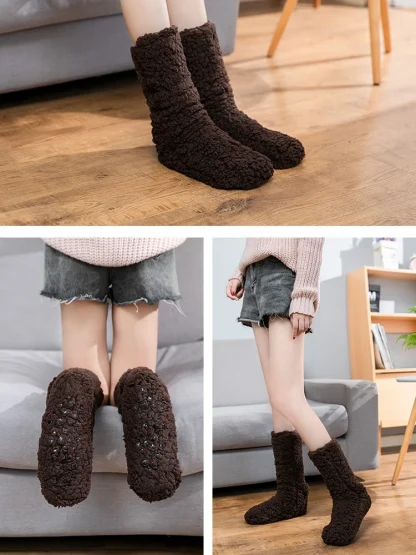 Thermal Cozy Fuzzy Thick Socks - Image 2