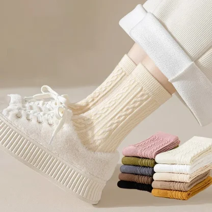 Warm Textured Cozy Fuzzy Socks