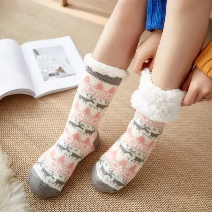 Christmas Plush Cozy Fuzzy Socks