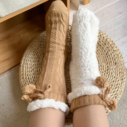 Thick Thermal Cozy Fuzzy Socks - Image 3