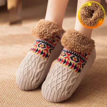 Winter Slippers Cozy Fuzzy Socks - Image 2