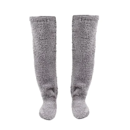 Leg Warmer Cozy Fuzzy Socks - Image 2