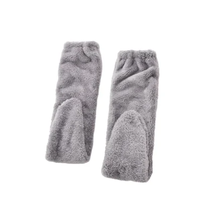 Leg Warmer Cozy Fuzzy Socks - Image 4