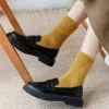 Solid Color Cozy Fuzzy Socks - Image 3