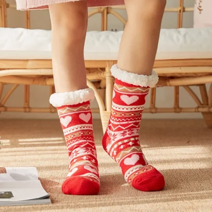Cute Patterns Cozy Fuzzy Socks - Image 2