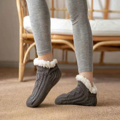 Thermal Short Cozy Fuzzy Socks - Image 3