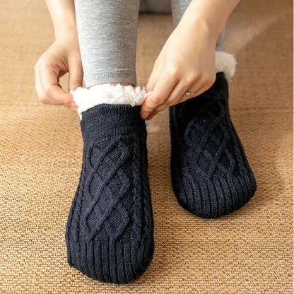 Thermal Short Cozy Fuzzy Socks