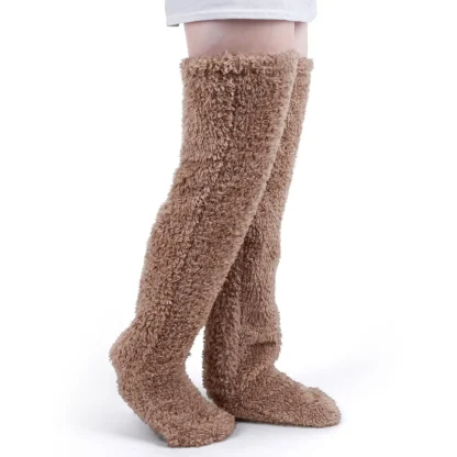Over Knee Cozy Fuzzy Socks - Image 2
