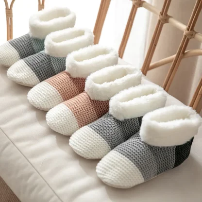 Floor Slippers Cozy Fuzzy Socks - Image 3