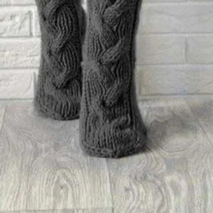 Knee-Length Cozy Fuzzy Boots Socks - Image 4
