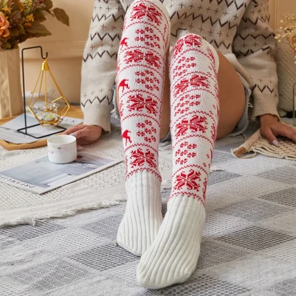 Cuddly Cozy Knee High Fuzzy Socks - Image 3