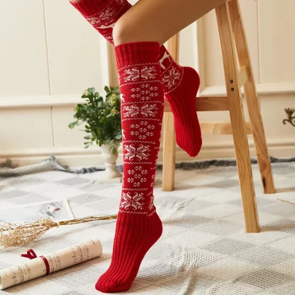 Cuddly Cozy Knee High Fuzzy Socks - Image 4