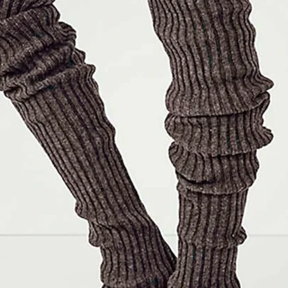 Cozy Knit Fuzzy Leg Warmer Socks - Image 4