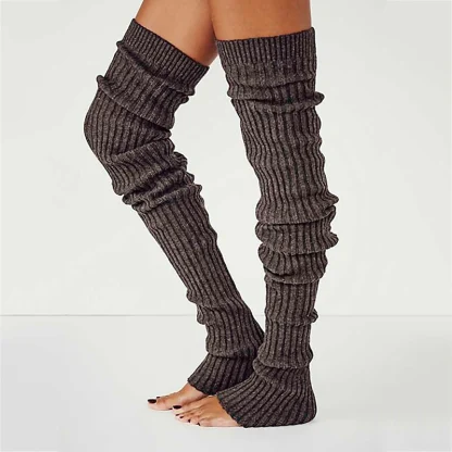 Cozy Knit Fuzzy Leg Warmer Socks