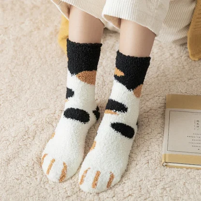 Snuggle Bliss Cozy Fuzzy Socks - Image 3