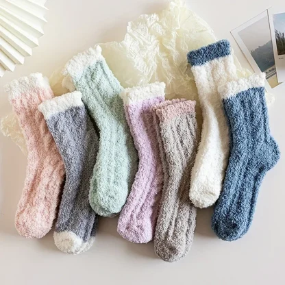 Winter Warmth Cozy Fuzzy Socks - Image 6